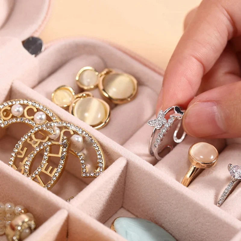 Travel Mini Portable Jewellery Box | Jewelry Organizer