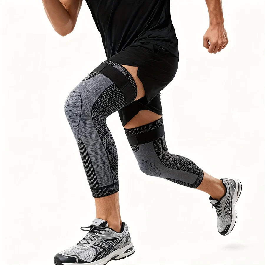 2pcs Adjustable Long Compression Knee Pads