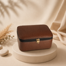Premium Leather Jewelry and Makeup Organizer Case