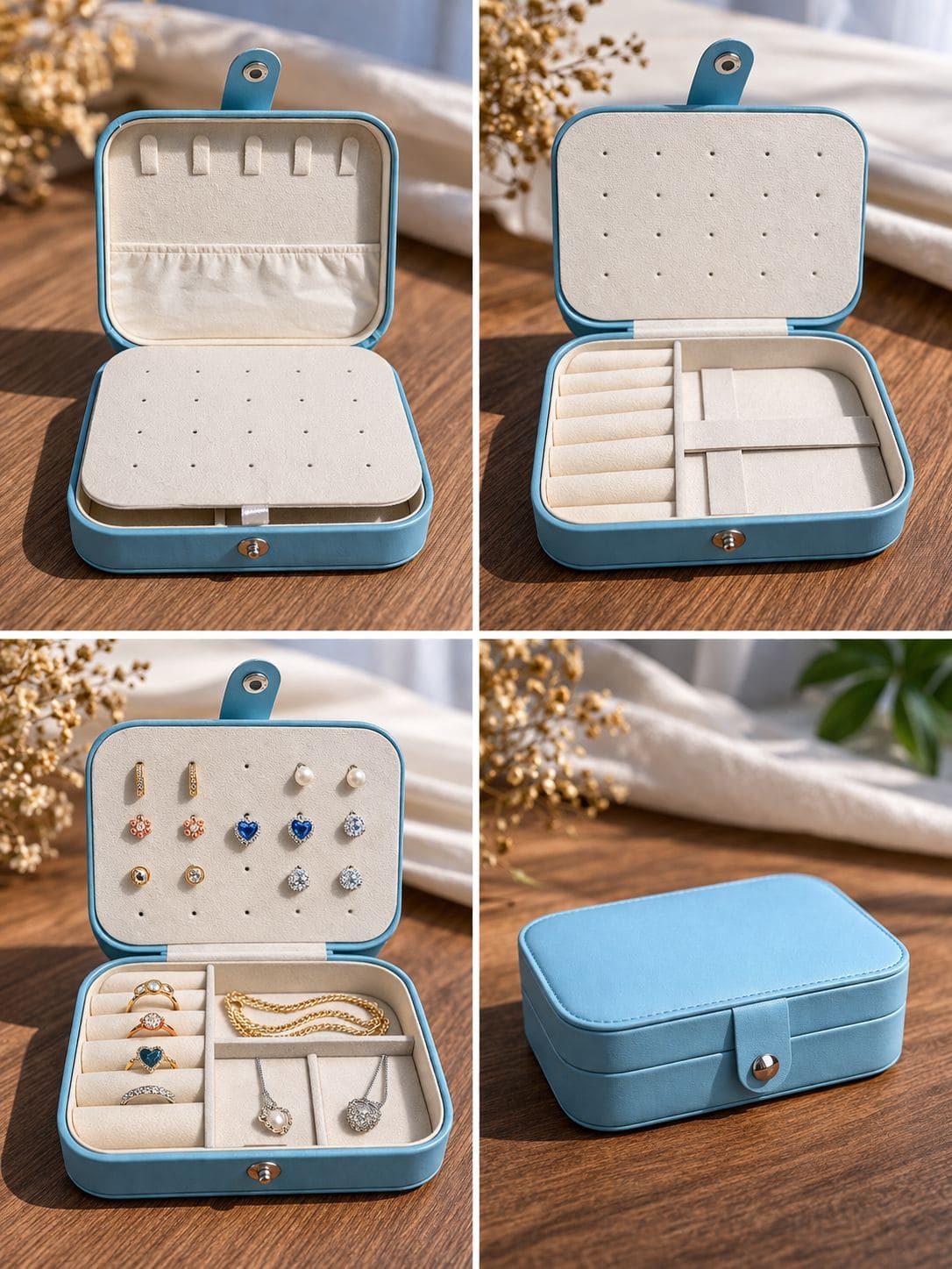 Jewelry Box 2 Portions | Double Layered Jewelry Box