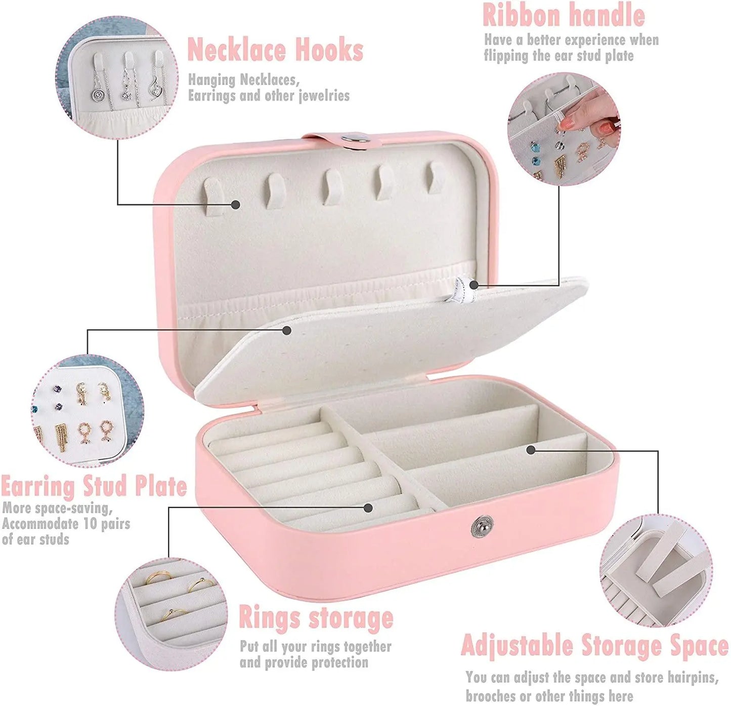 Jewelry Box 2 Portions | Double Layered Jewelry Box