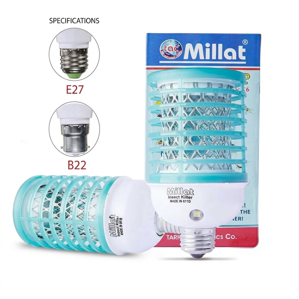 MILLAT Insect Killer Electric Insect UV Bug Zapper Mosquito Killer Pest