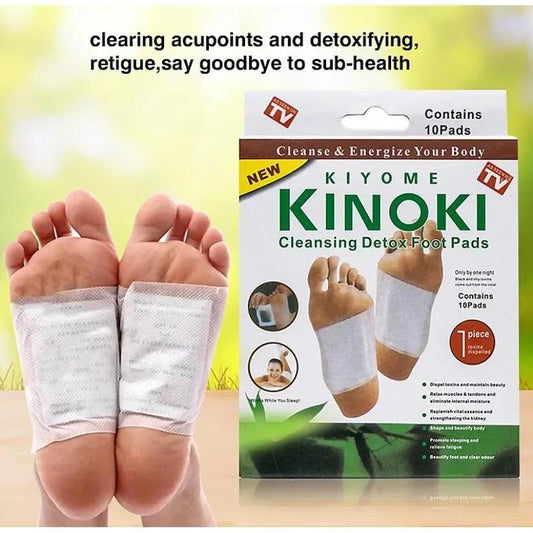 10 Pcs Detox Foot Pads for Pain Relief & Wellness