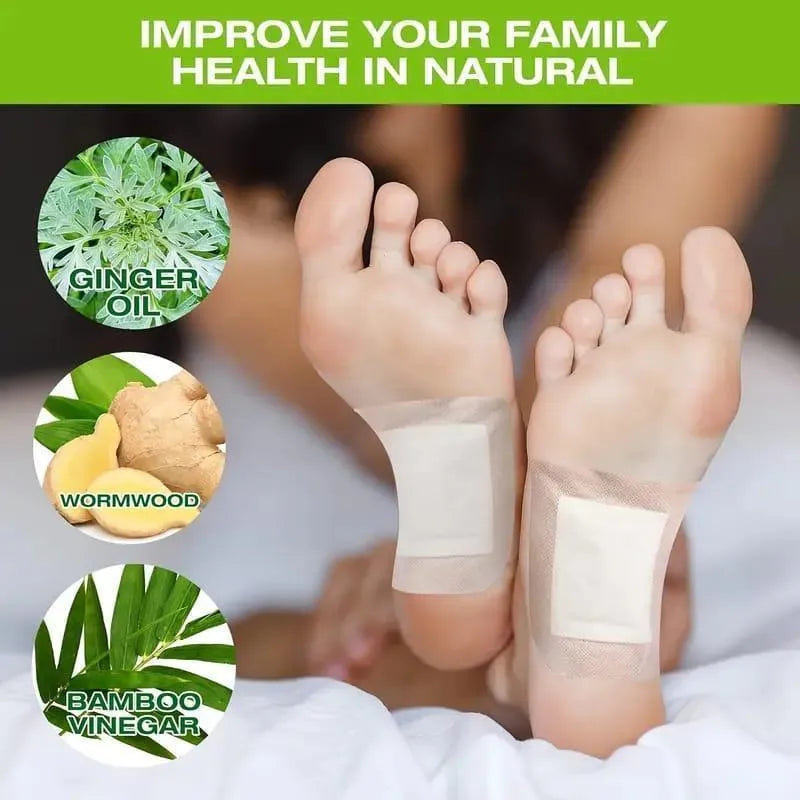 10 Pcs Detox Foot Pads for Pain Relief & Wellness