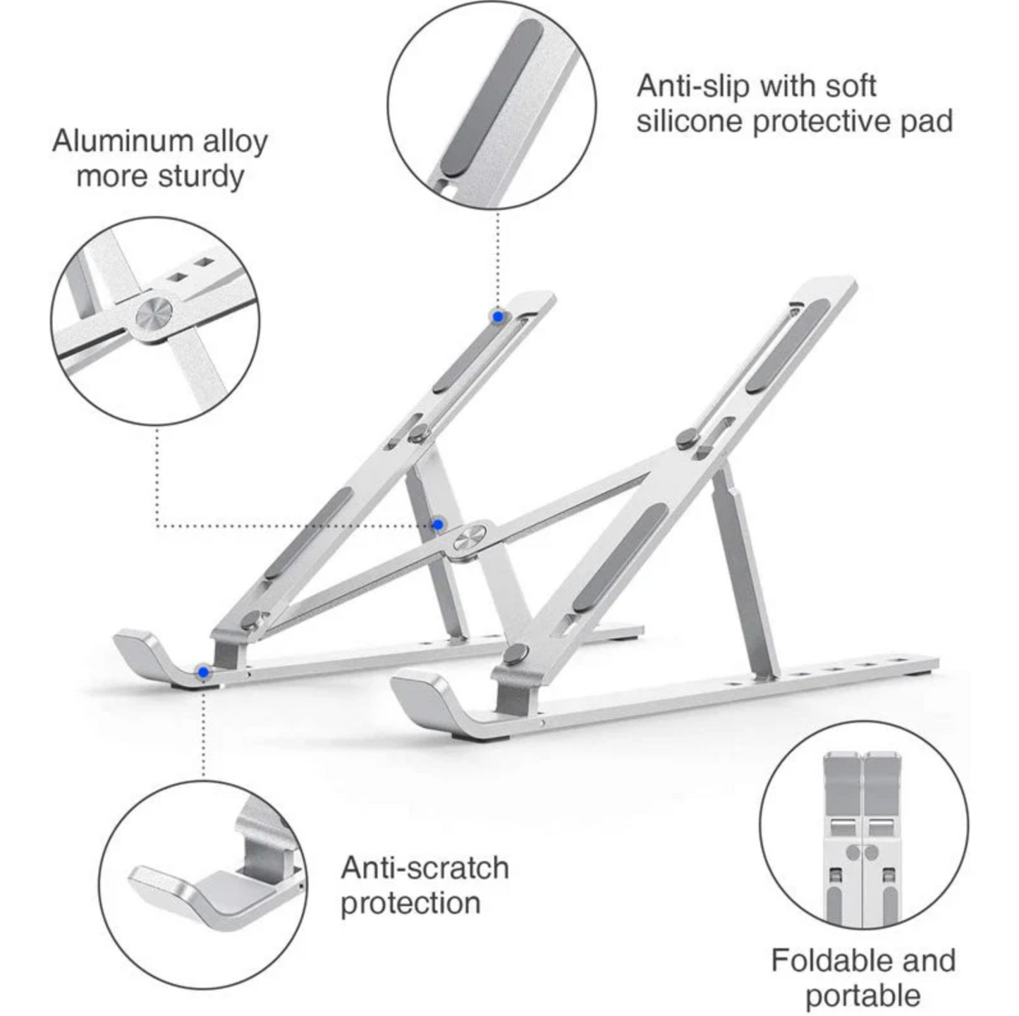 Adjustable Laptop Tablet Stand