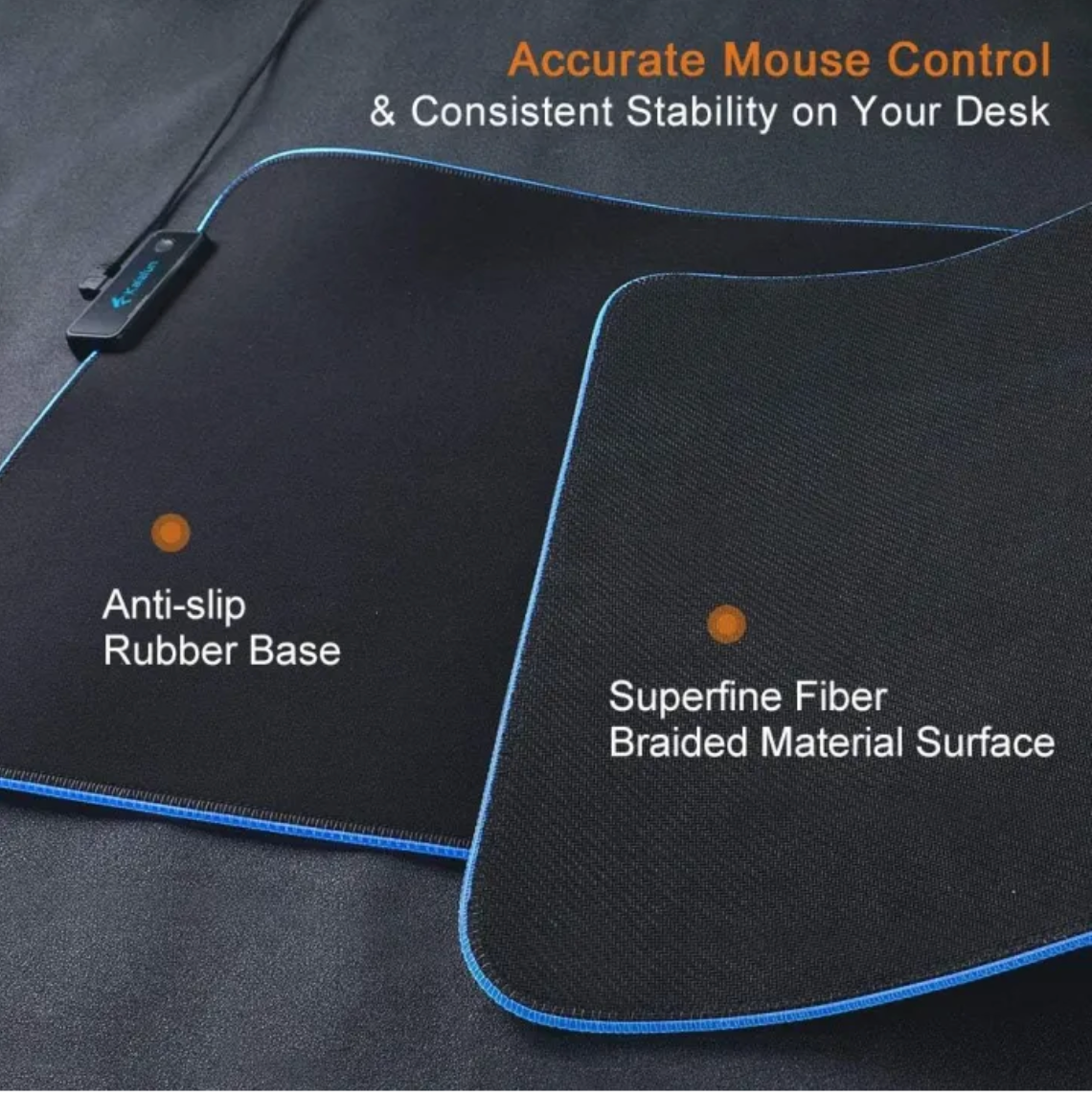 Gaming RGB Desk Mat XXL