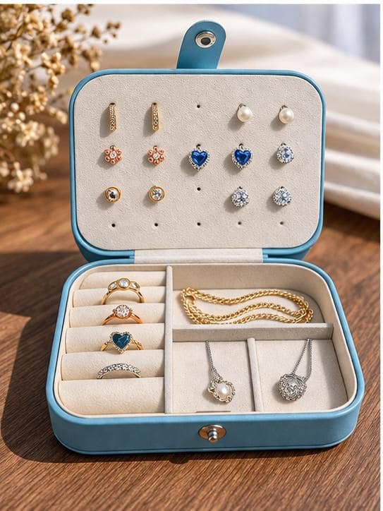 Jewelry Box 2 Portions | Double Layered Jewelry Box