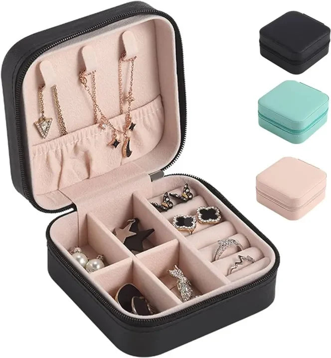 Travel Mini Portable Jewellery Box | Jewelry Organizer